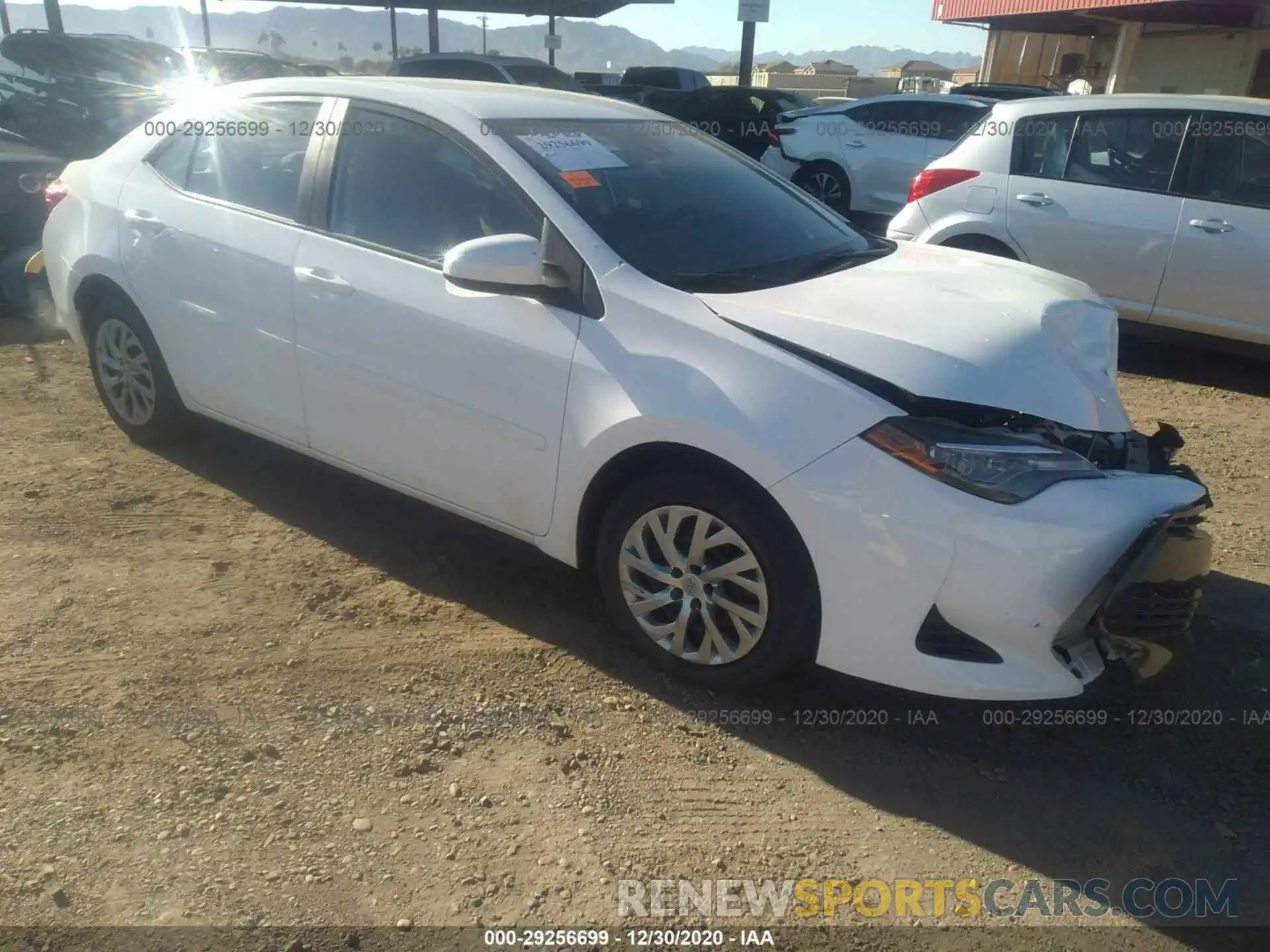 1 Photograph of a damaged car 2T1BURHE6KC214467 TOYOTA COROLLA 2019