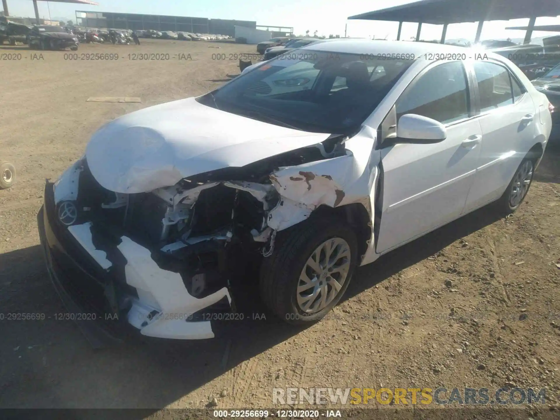 6 Photograph of a damaged car 2T1BURHE6KC214467 TOYOTA COROLLA 2019