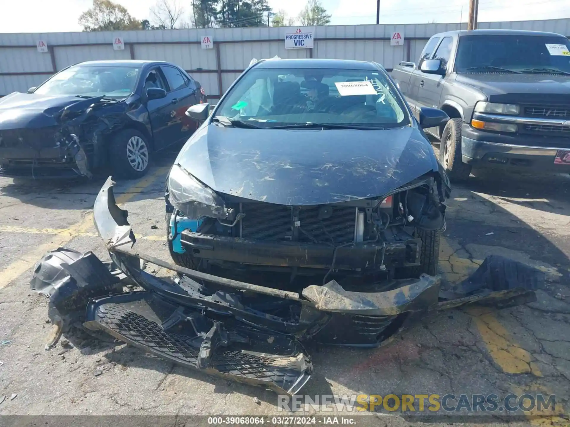 6 Photograph of a damaged car 2T1BURHE6KC214551 TOYOTA COROLLA 2019