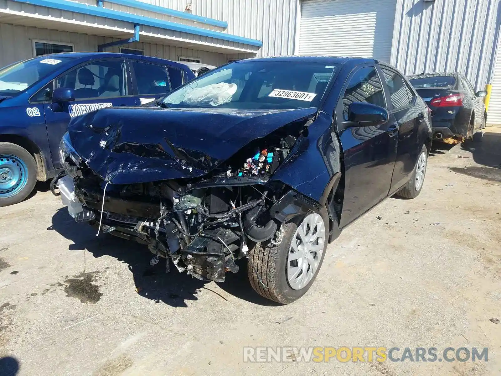 2 Photograph of a damaged car 2T1BURHE6KC214985 TOYOTA COROLLA 2019