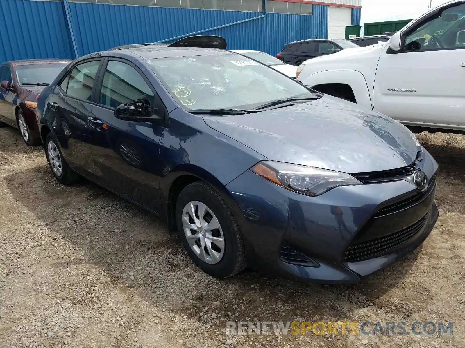 1 Photograph of a damaged car 2T1BURHE6KC215182 TOYOTA COROLLA 2019