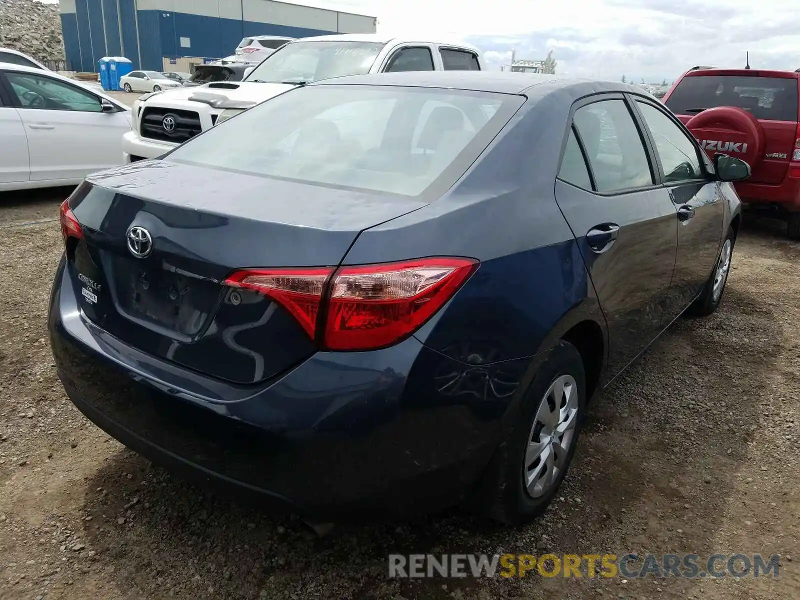 4 Photograph of a damaged car 2T1BURHE6KC215182 TOYOTA COROLLA 2019