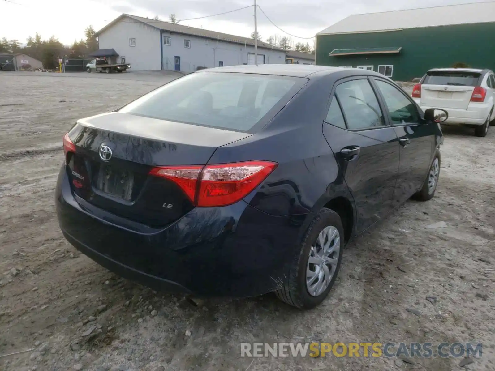 4 Photograph of a damaged car 2T1BURHE6KC215330 TOYOTA COROLLA 2019