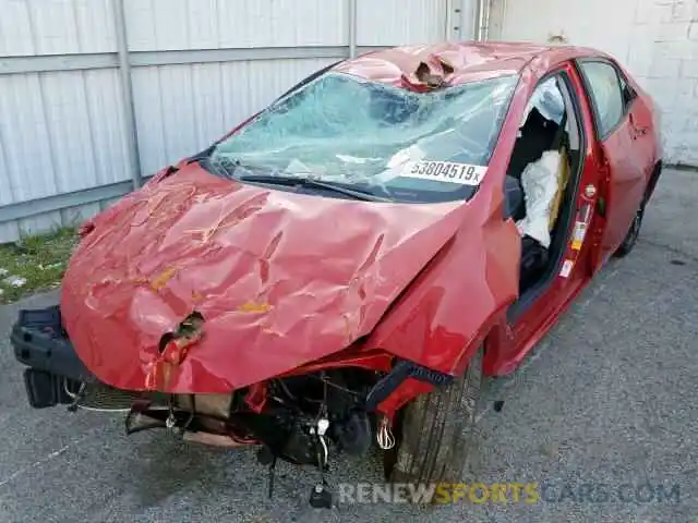 2 Photograph of a damaged car 2T1BURHE6KC216011 TOYOTA COROLLA 2019