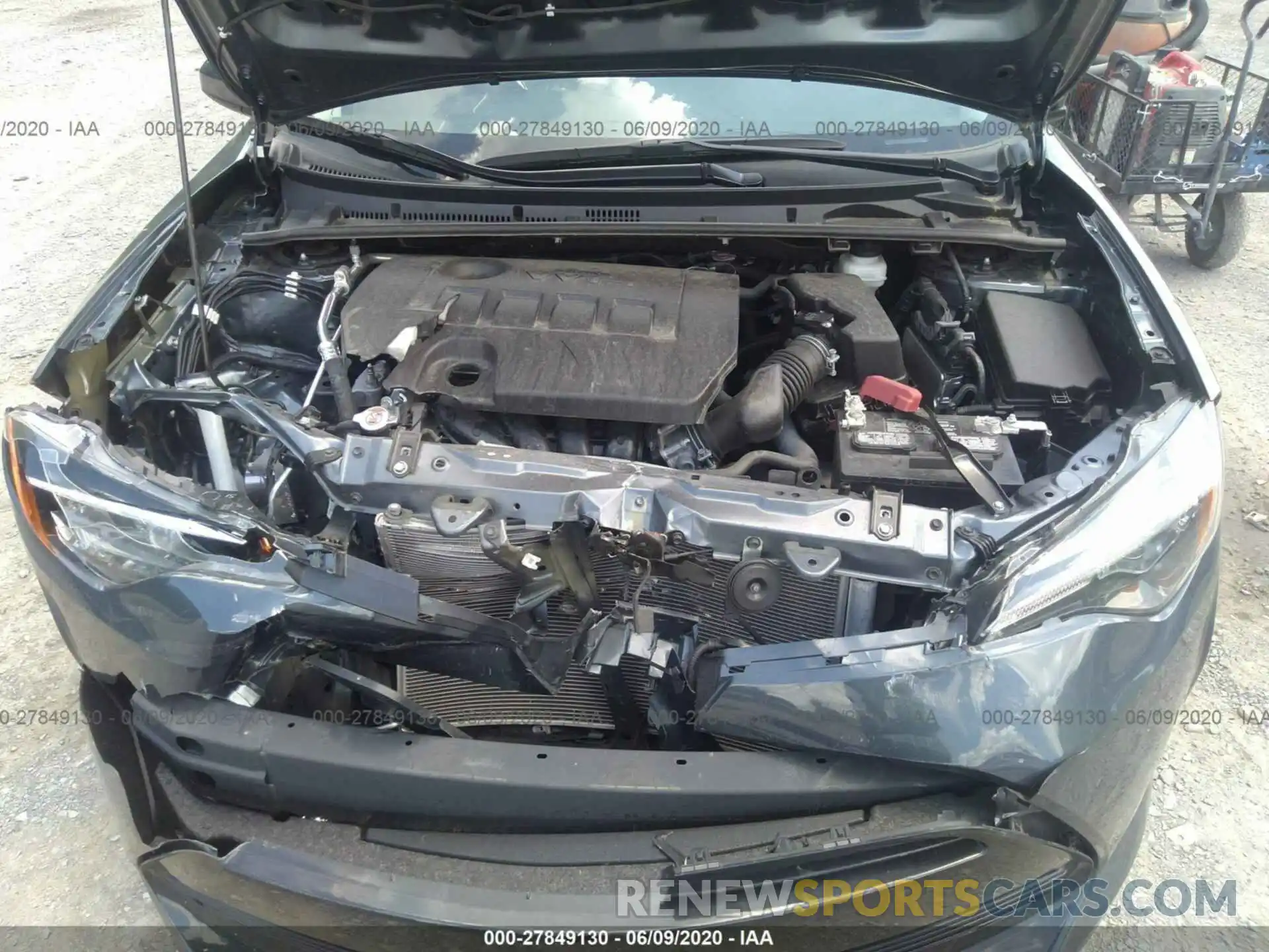 10 Photograph of a damaged car 2T1BURHE6KC216364 TOYOTA COROLLA 2019