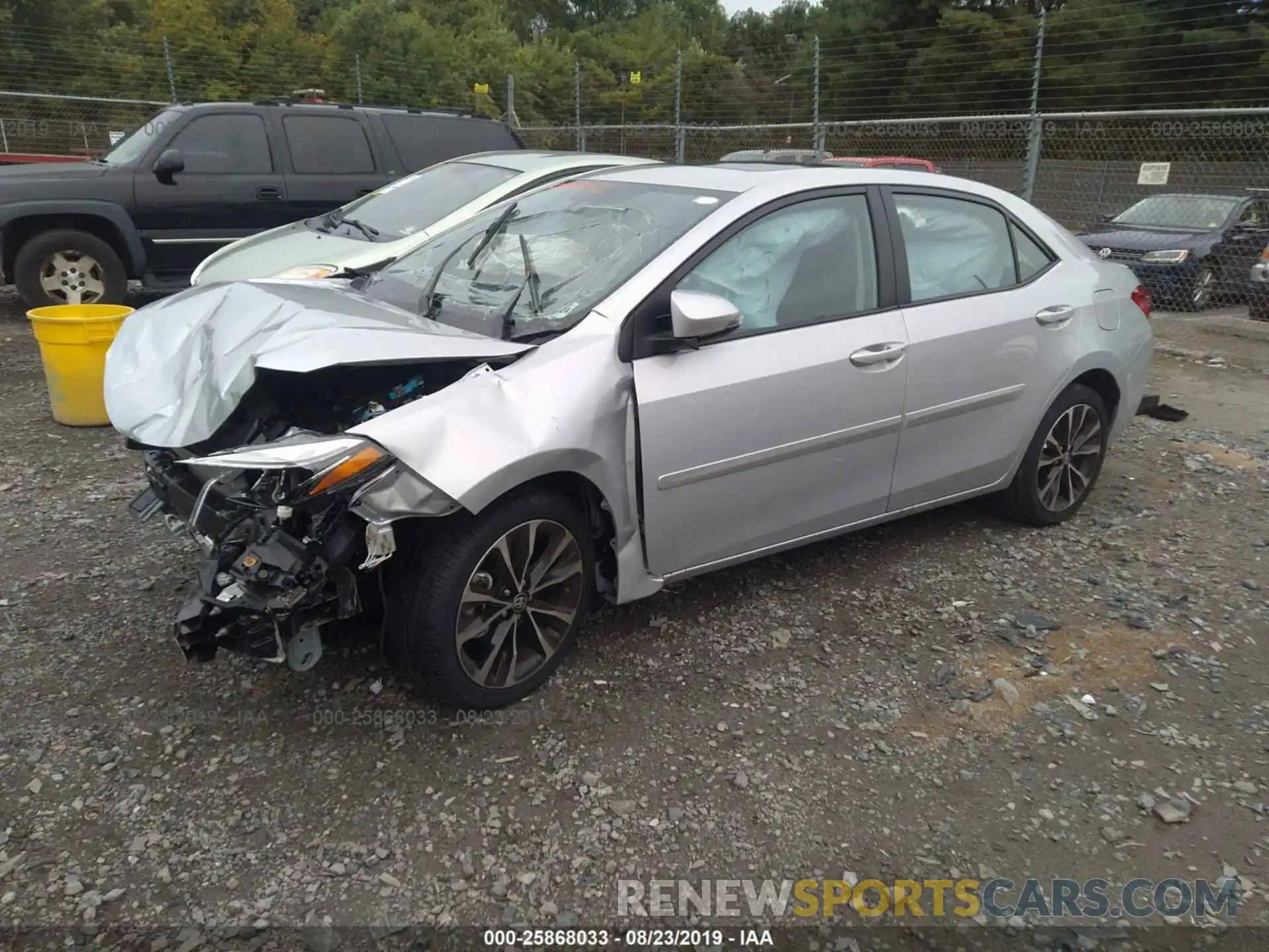 2 Photograph of a damaged car 2T1BURHE6KC216378 TOYOTA COROLLA 2019