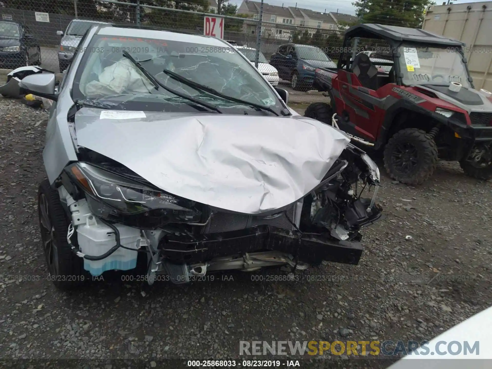 6 Photograph of a damaged car 2T1BURHE6KC216378 TOYOTA COROLLA 2019