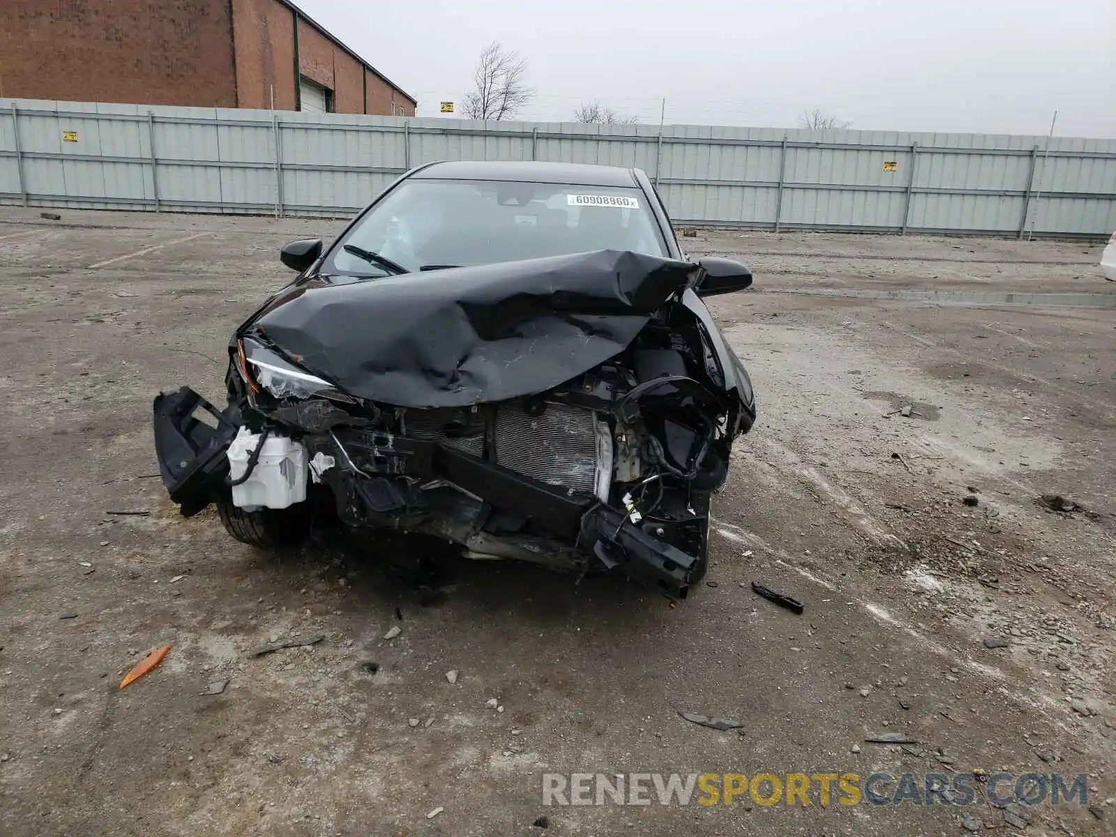 9 Photograph of a damaged car 2T1BURHE6KC216624 TOYOTA COROLLA 2019