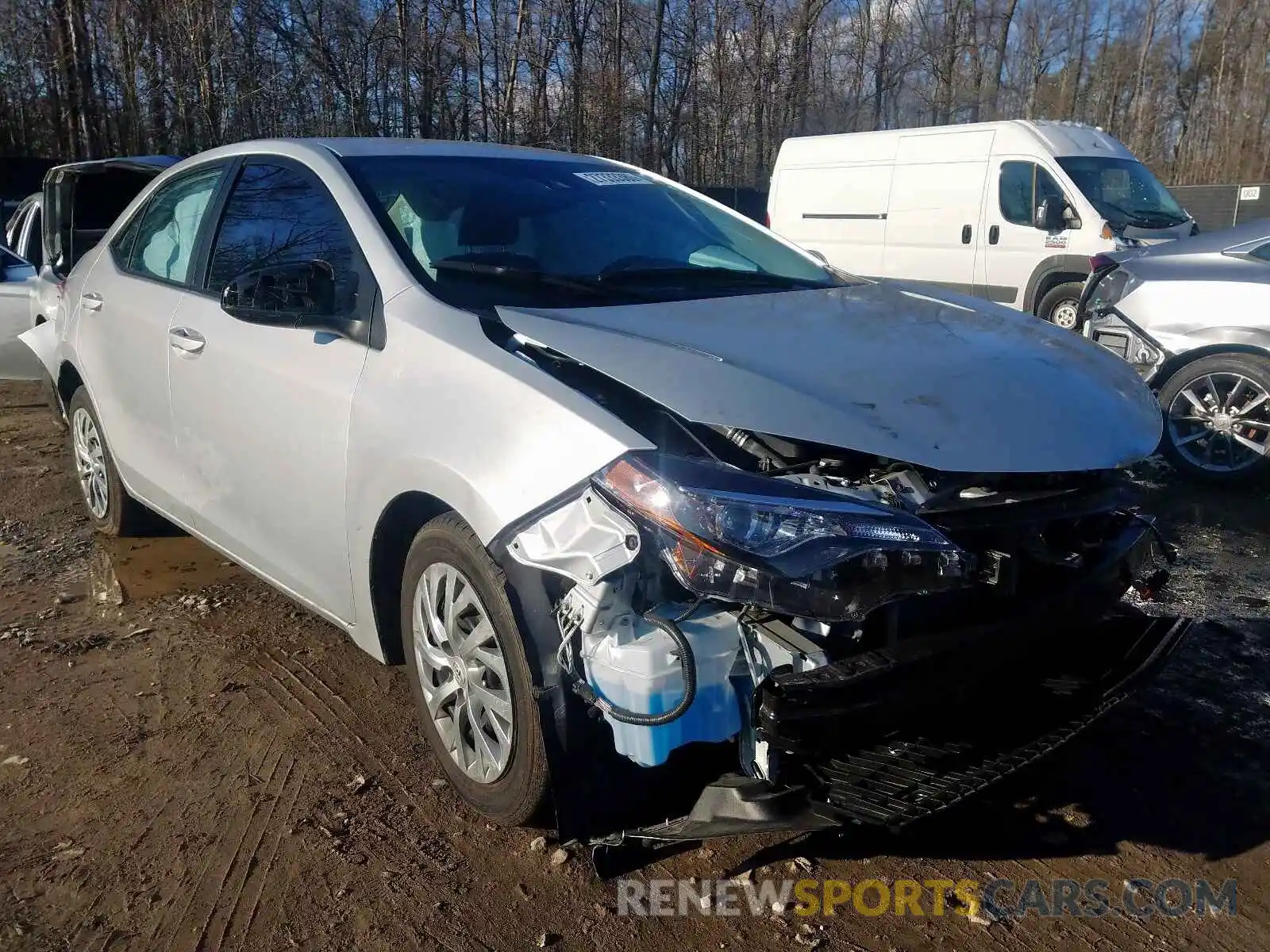 1 Photograph of a damaged car 2T1BURHE6KC217563 TOYOTA COROLLA 2019