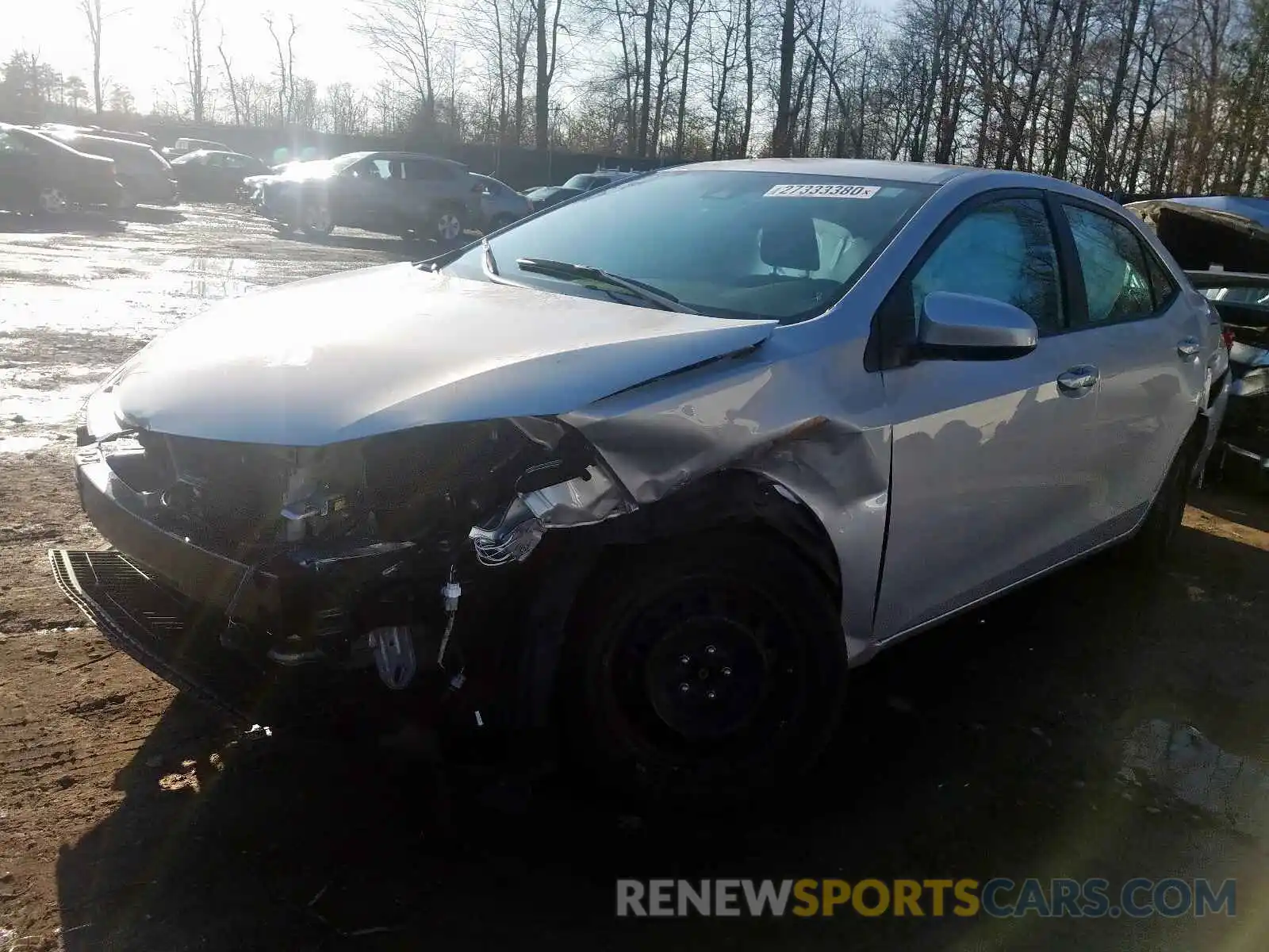 2 Photograph of a damaged car 2T1BURHE6KC217563 TOYOTA COROLLA 2019