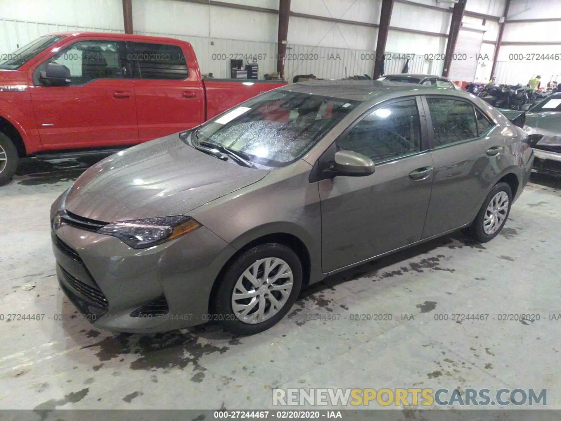 2 Photograph of a damaged car 2T1BURHE6KC217689 TOYOTA COROLLA 2019