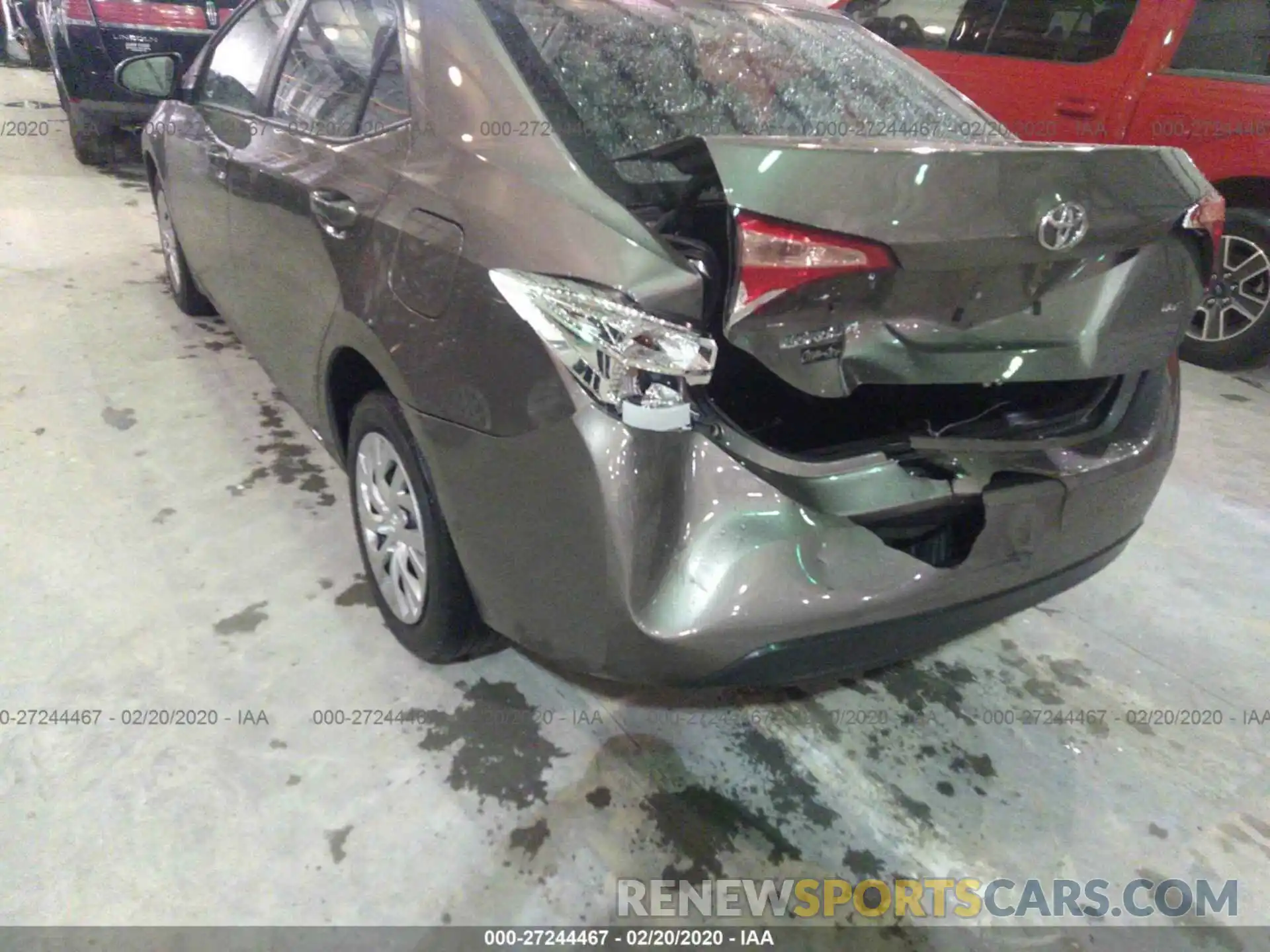 6 Photograph of a damaged car 2T1BURHE6KC217689 TOYOTA COROLLA 2019