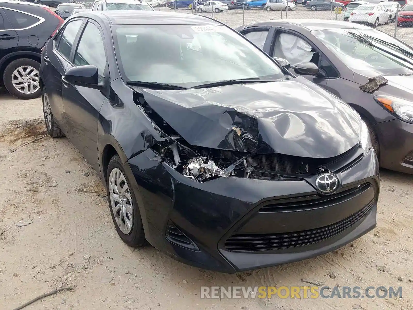 1 Photograph of a damaged car 2T1BURHE6KC217823 TOYOTA COROLLA 2019