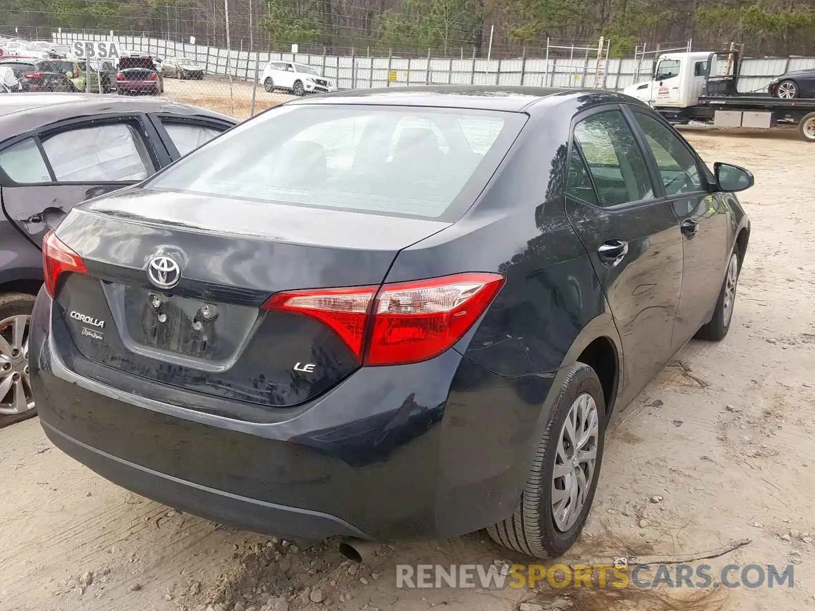 4 Photograph of a damaged car 2T1BURHE6KC217823 TOYOTA COROLLA 2019