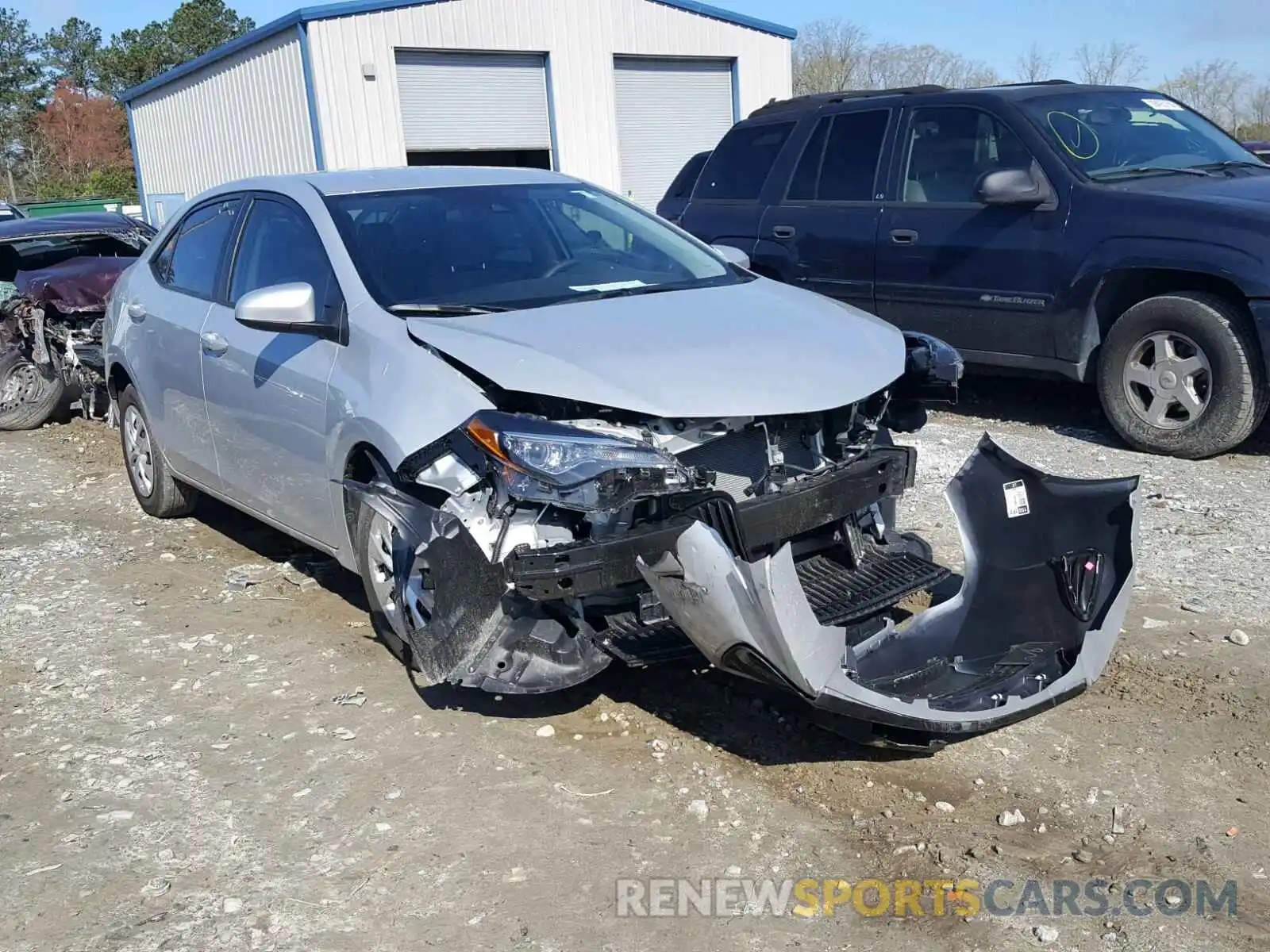 1 Photograph of a damaged car 2T1BURHE6KC218664 TOYOTA COROLLA 2019