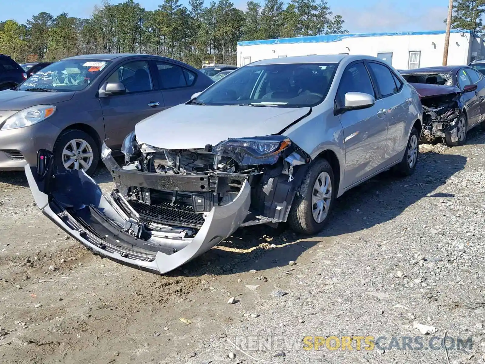 2 Photograph of a damaged car 2T1BURHE6KC218664 TOYOTA COROLLA 2019