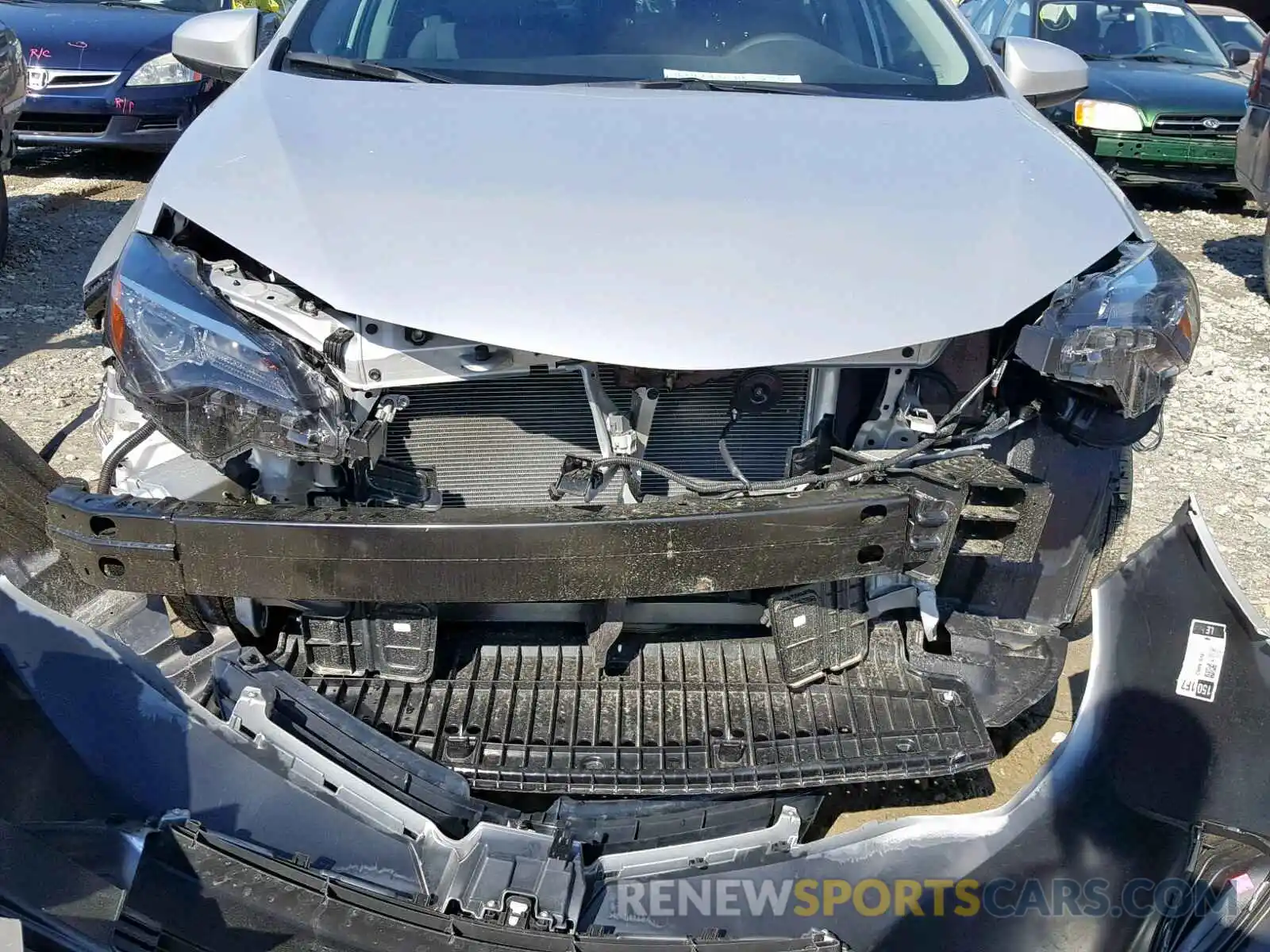 9 Photograph of a damaged car 2T1BURHE6KC218664 TOYOTA COROLLA 2019