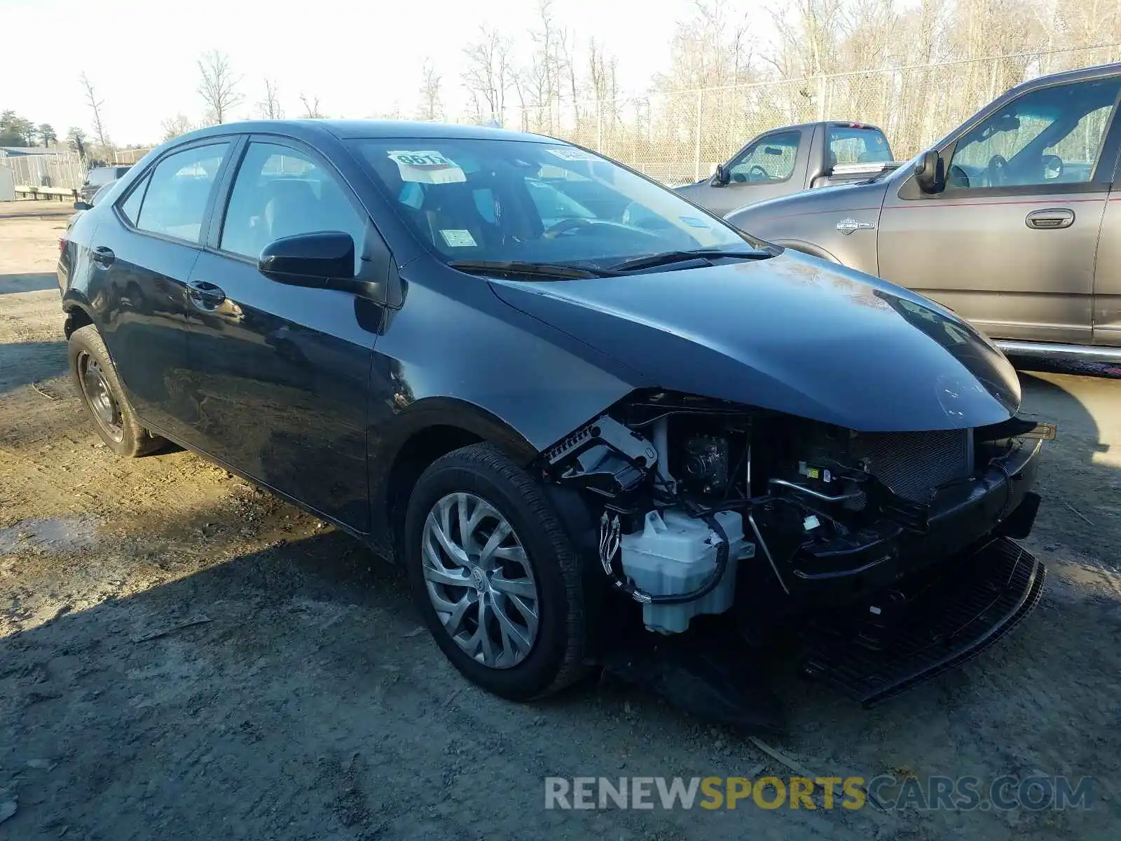 1 Photograph of a damaged car 2T1BURHE6KC218874 TOYOTA COROLLA 2019