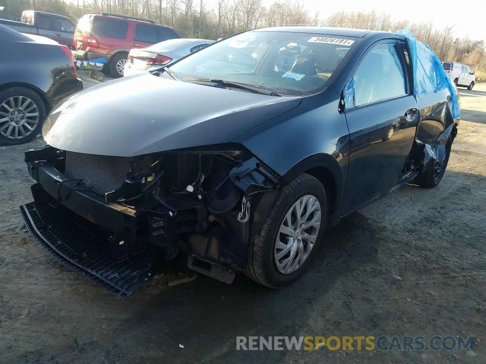 2 Photograph of a damaged car 2T1BURHE6KC218874 TOYOTA COROLLA 2019