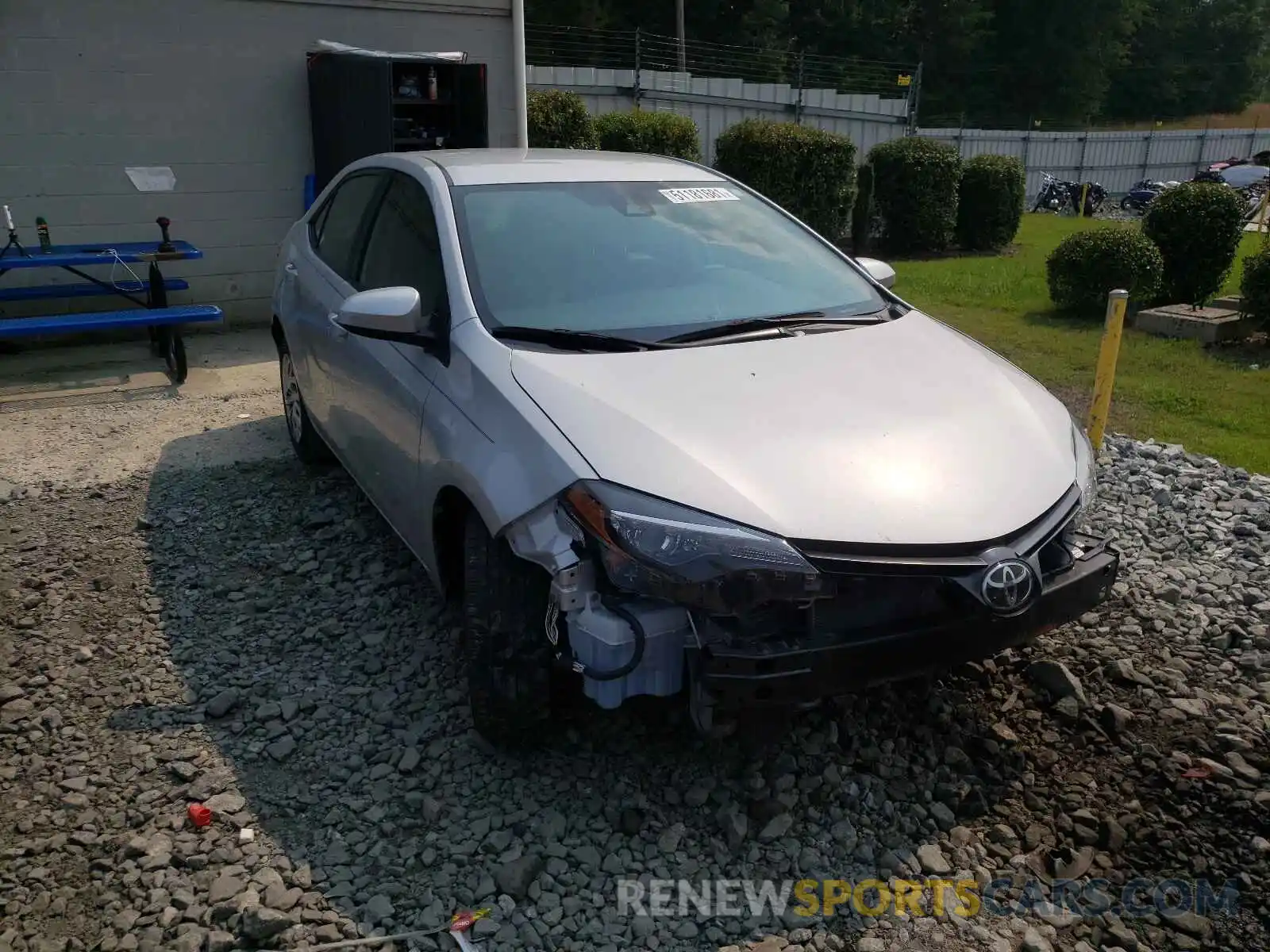 1 Photograph of a damaged car 2T1BURHE6KC219796 TOYOTA COROLLA 2019