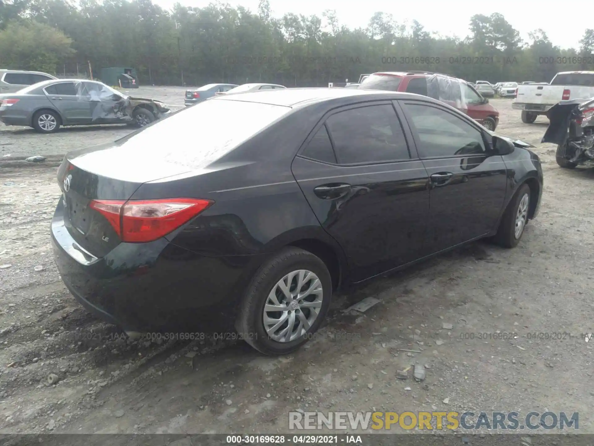 4 Photograph of a damaged car 2T1BURHE6KC219958 TOYOTA COROLLA 2019