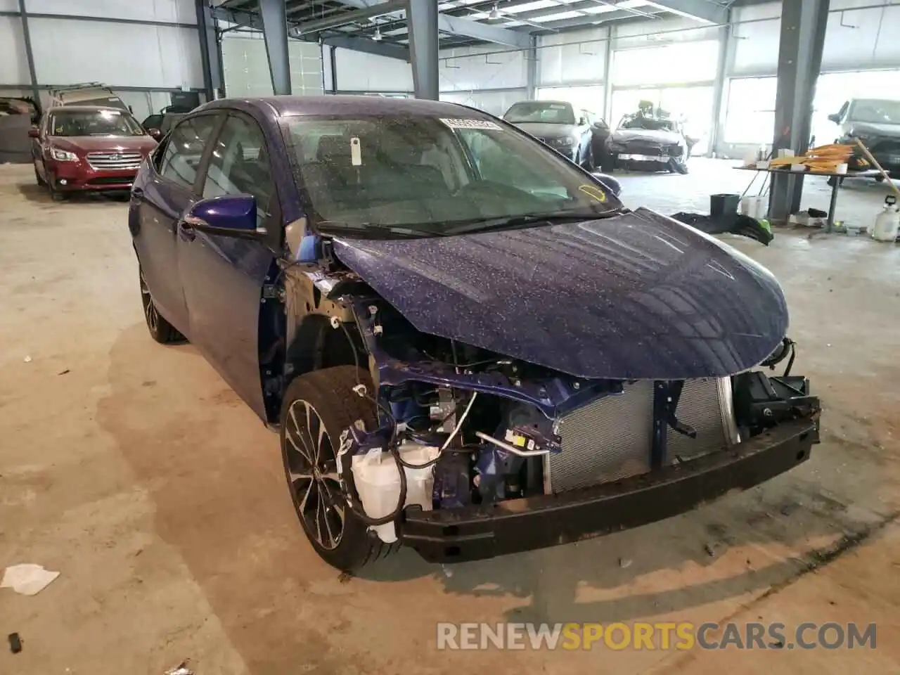 1 Photograph of a damaged car 2T1BURHE6KC221435 TOYOTA COROLLA 2019