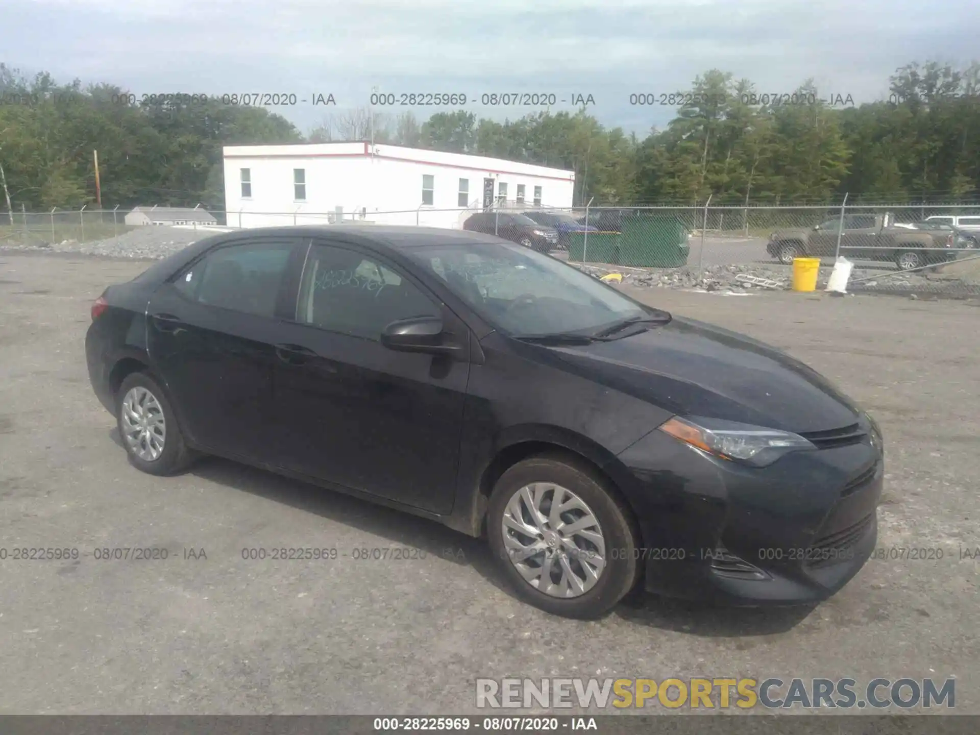 1 Photograph of a damaged car 2T1BURHE6KC221595 TOYOTA COROLLA 2019