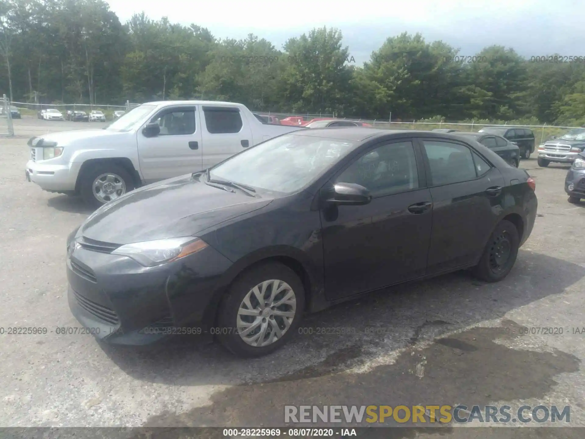 2 Photograph of a damaged car 2T1BURHE6KC221595 TOYOTA COROLLA 2019