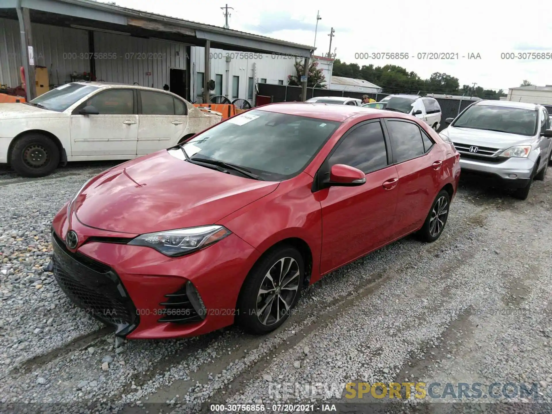 2 Photograph of a damaged car 2T1BURHE6KC222147 TOYOTA COROLLA 2019