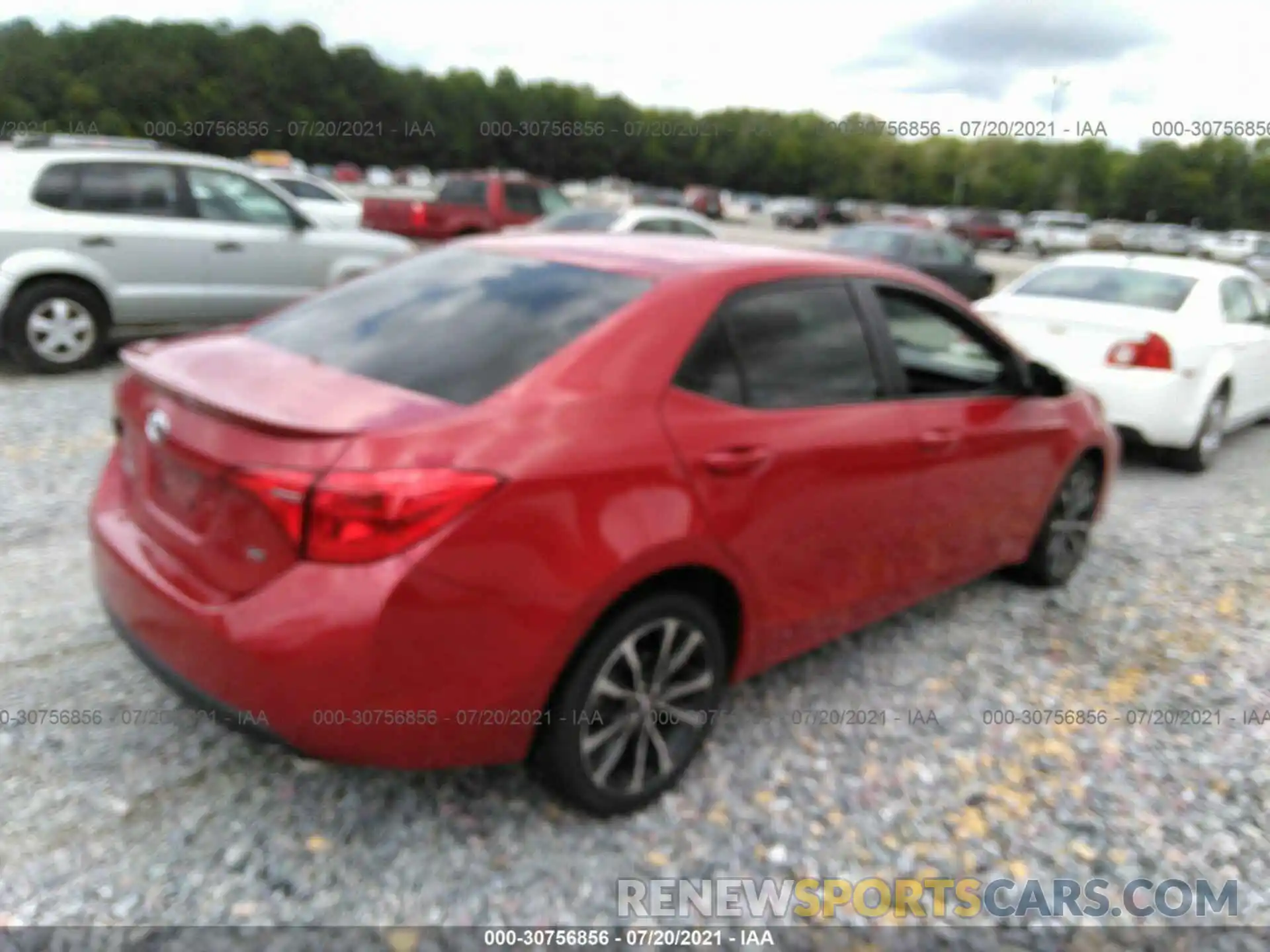 4 Photograph of a damaged car 2T1BURHE6KC222147 TOYOTA COROLLA 2019