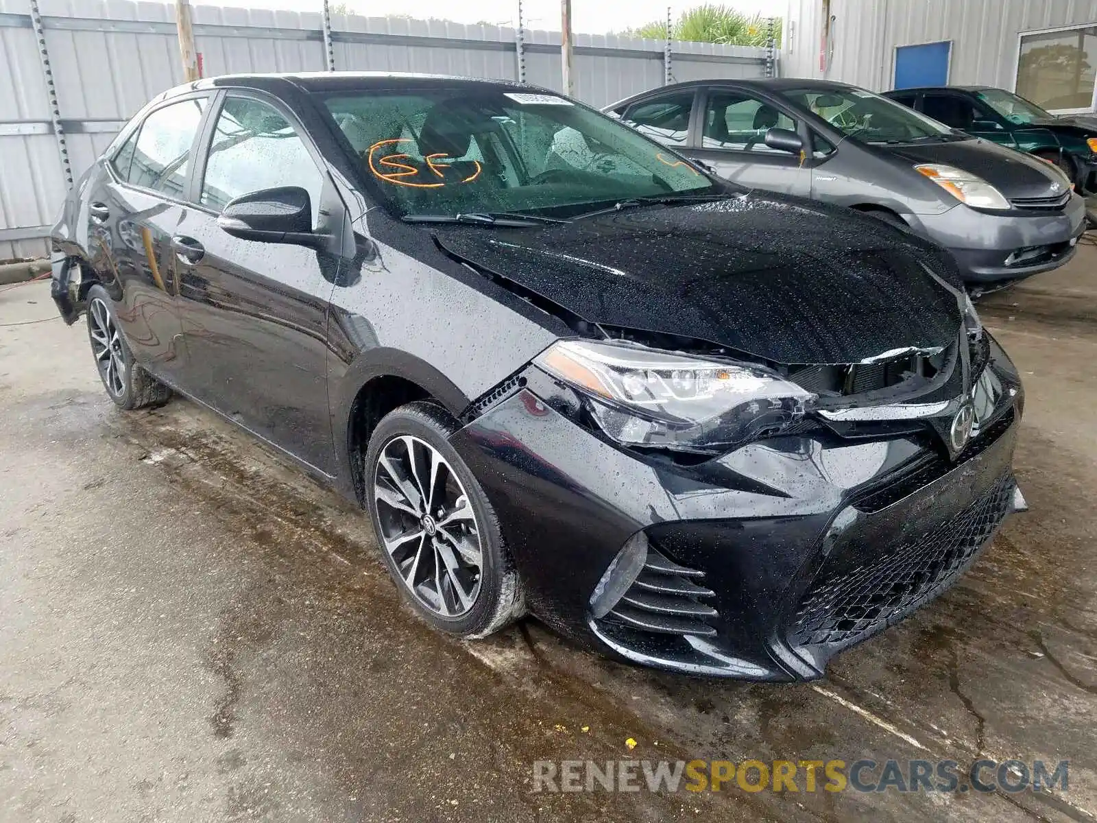 1 Photograph of a damaged car 2T1BURHE6KC222262 TOYOTA COROLLA 2019