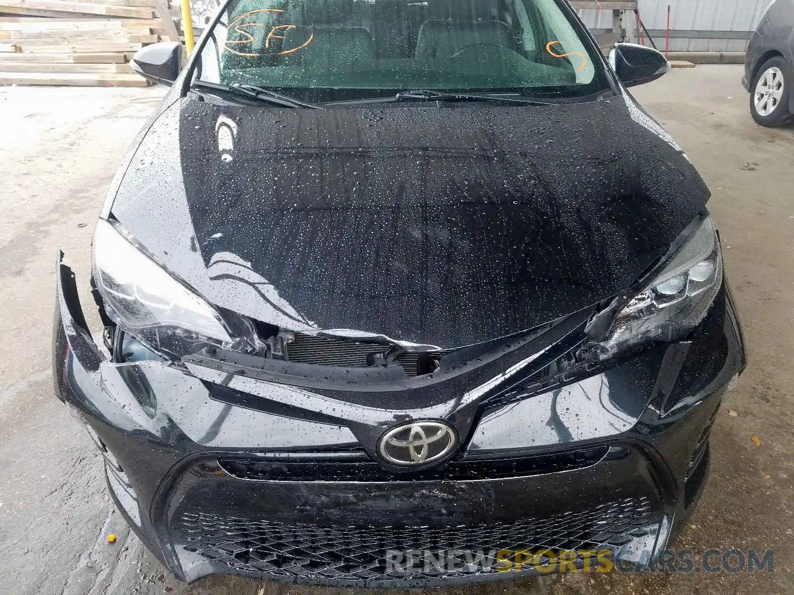 7 Photograph of a damaged car 2T1BURHE6KC222262 TOYOTA COROLLA 2019