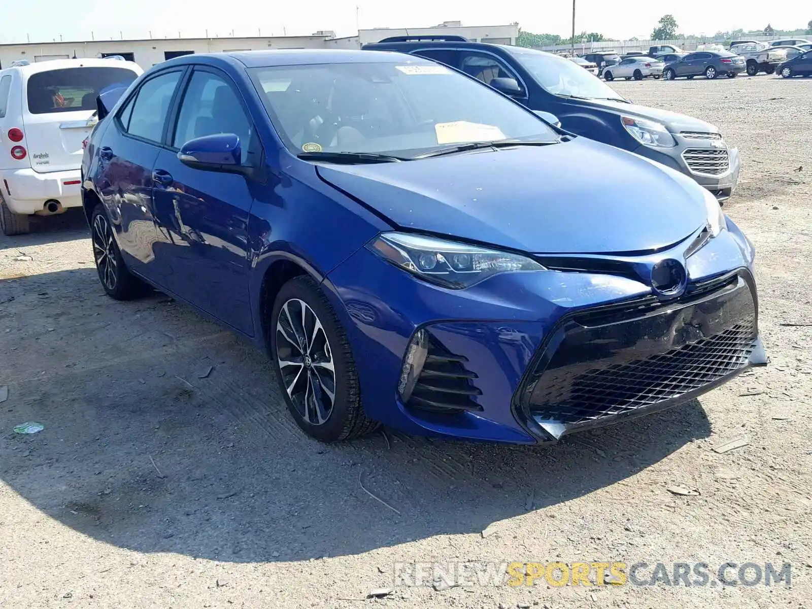 1 Photograph of a damaged car 2T1BURHE6KC222357 TOYOTA COROLLA 2019