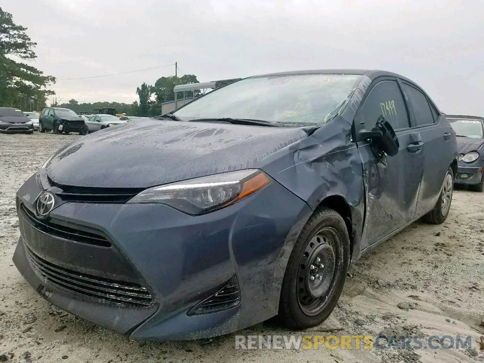 2 Photograph of a damaged car 2T1BURHE6KC222987 TOYOTA COROLLA 2019