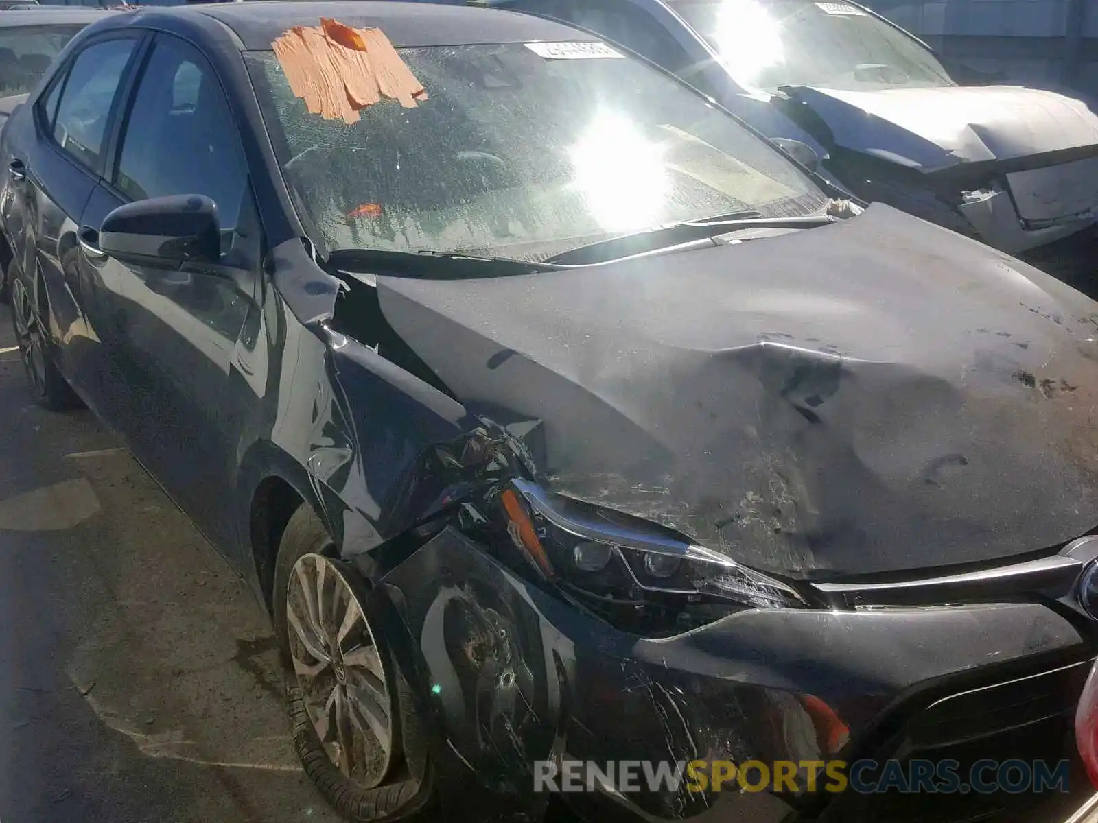 1 Photograph of a damaged car 2T1BURHE6KC223301 TOYOTA COROLLA 2019