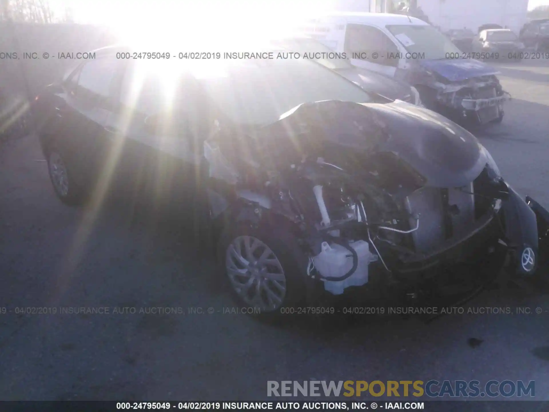 1 Photograph of a damaged car 2T1BURHE6KC223346 TOYOTA COROLLA 2019