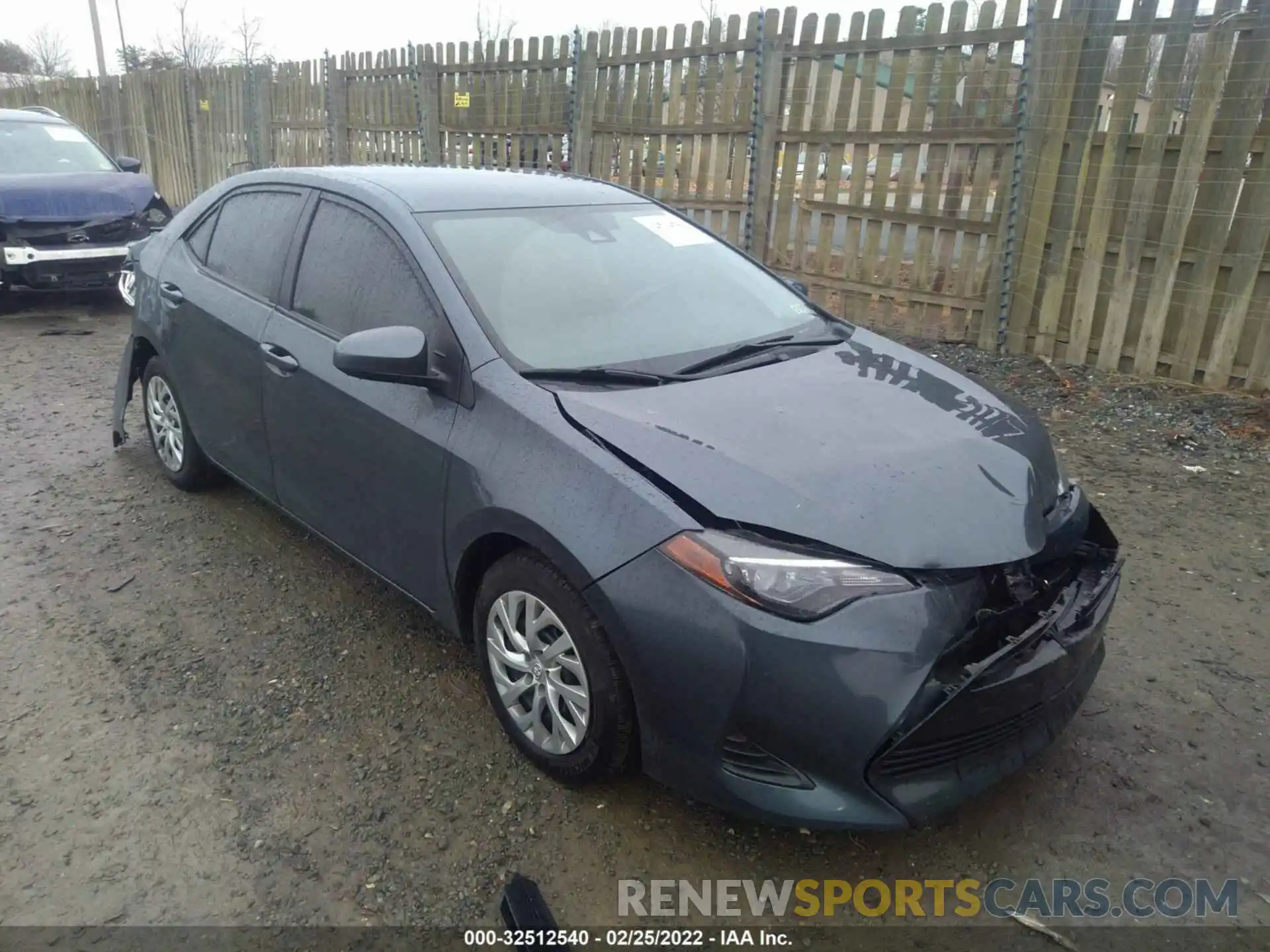 1 Photograph of a damaged car 2T1BURHE6KC223413 TOYOTA COROLLA 2019