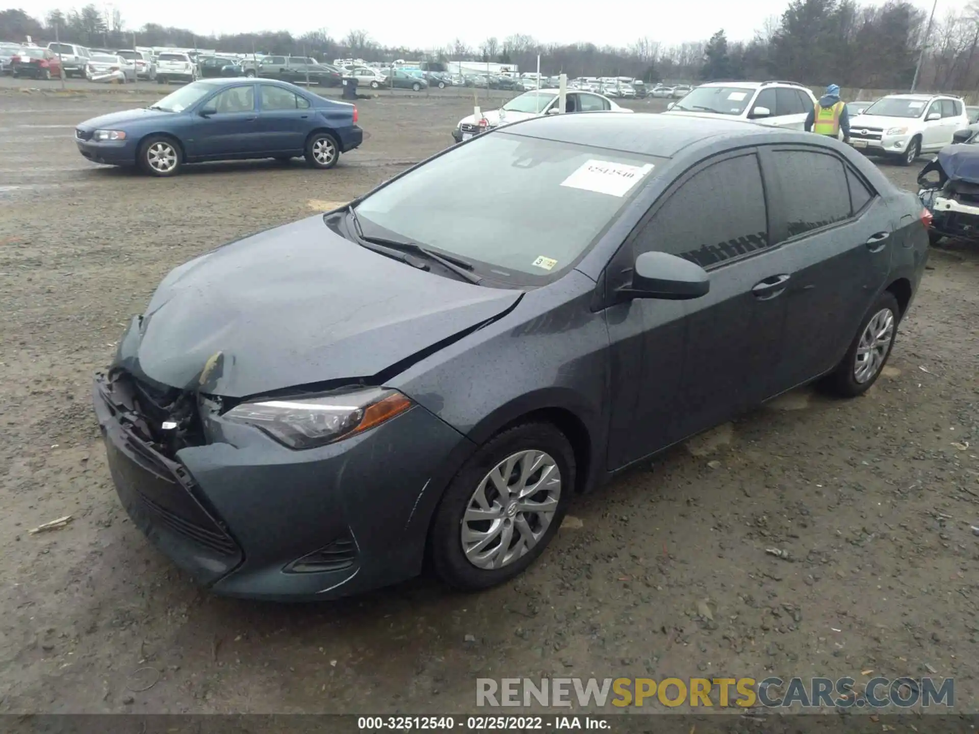 2 Photograph of a damaged car 2T1BURHE6KC223413 TOYOTA COROLLA 2019