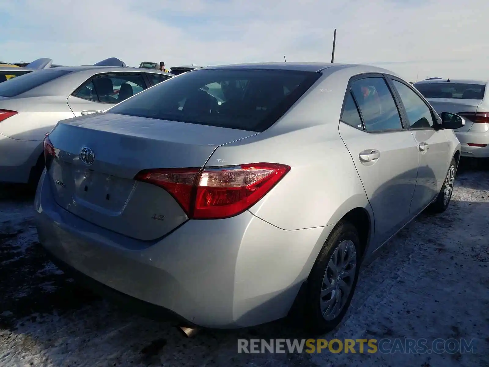 4 Photograph of a damaged car 2T1BURHE6KC223847 TOYOTA COROLLA 2019