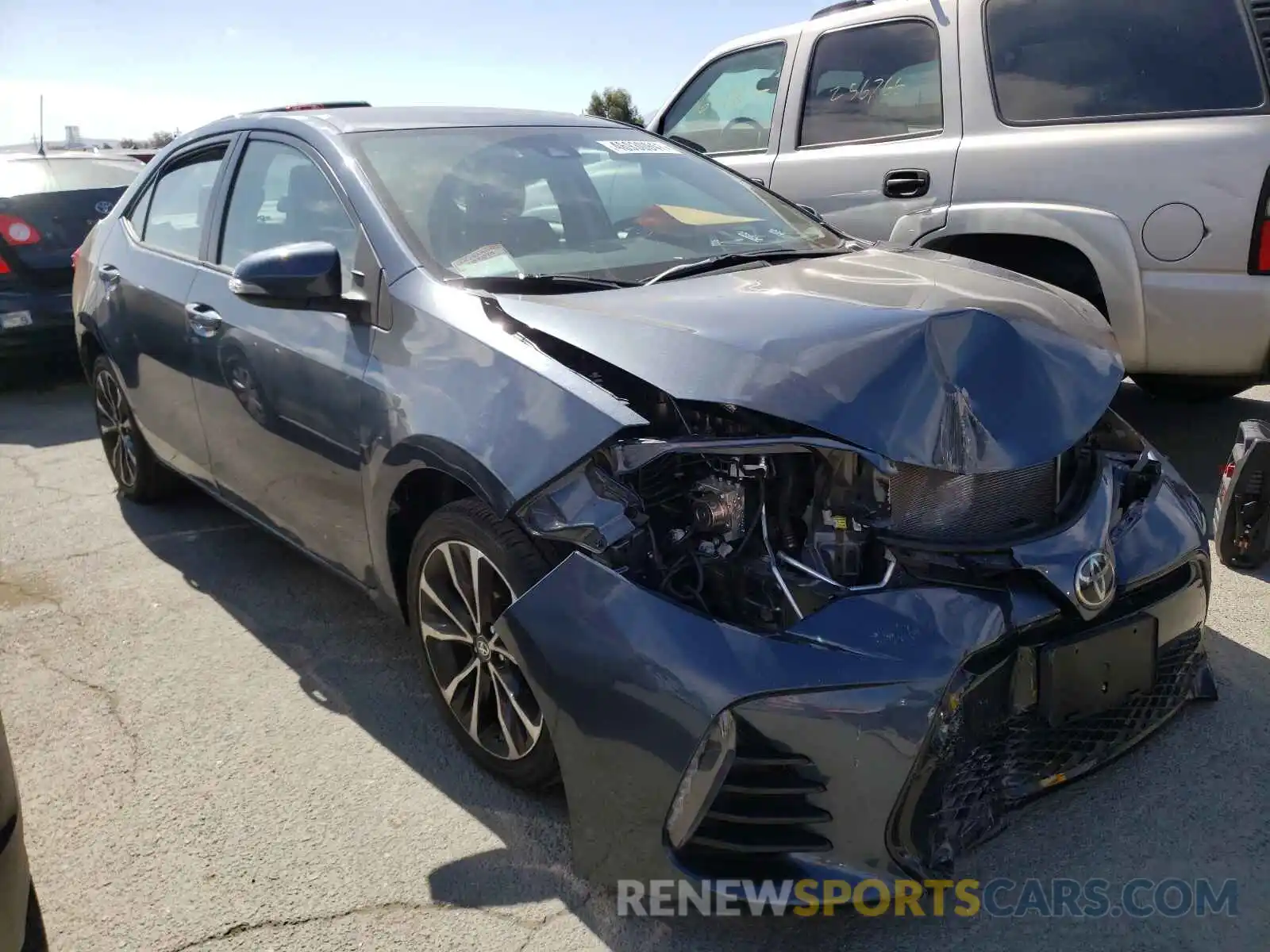 1 Photograph of a damaged car 2T1BURHE6KC223895 TOYOTA COROLLA 2019