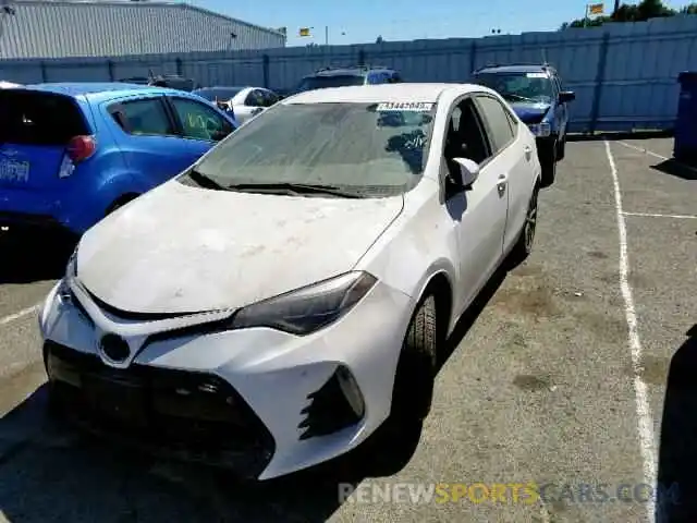 2 Photograph of a damaged car 2T1BURHE6KC224433 TOYOTA COROLLA 2019