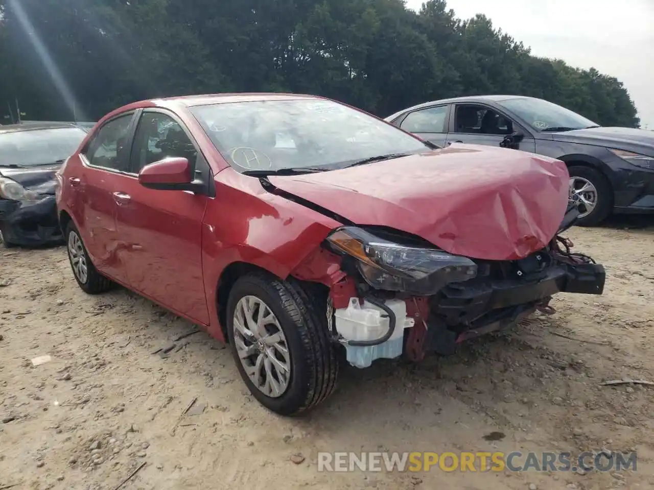 1 Photograph of a damaged car 2T1BURHE6KC224691 TOYOTA COROLLA 2019