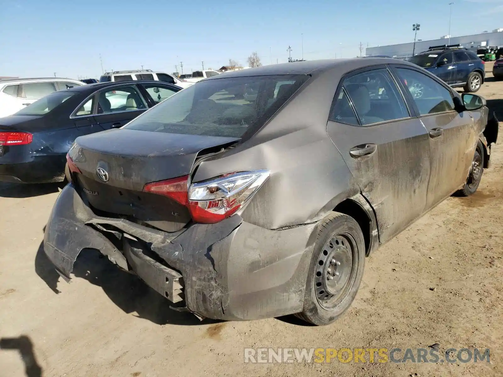 4 Photograph of a damaged car 2T1BURHE6KC224724 TOYOTA COROLLA 2019