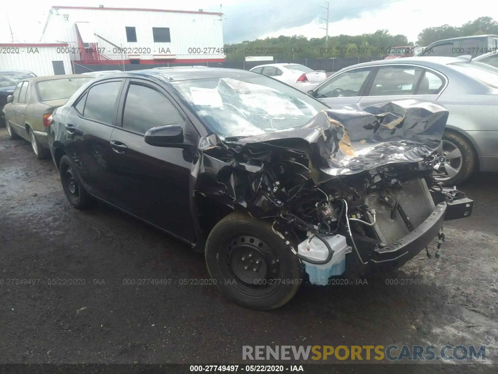 1 Photograph of a damaged car 2T1BURHE6KC224819 TOYOTA COROLLA 2019