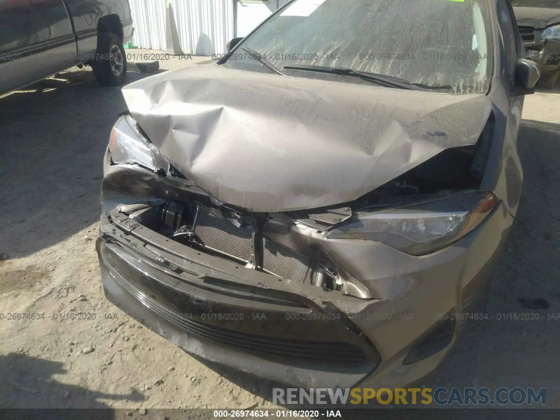 6 Photograph of a damaged car 2T1BURHE6KC225730 TOYOTA COROLLA 2019