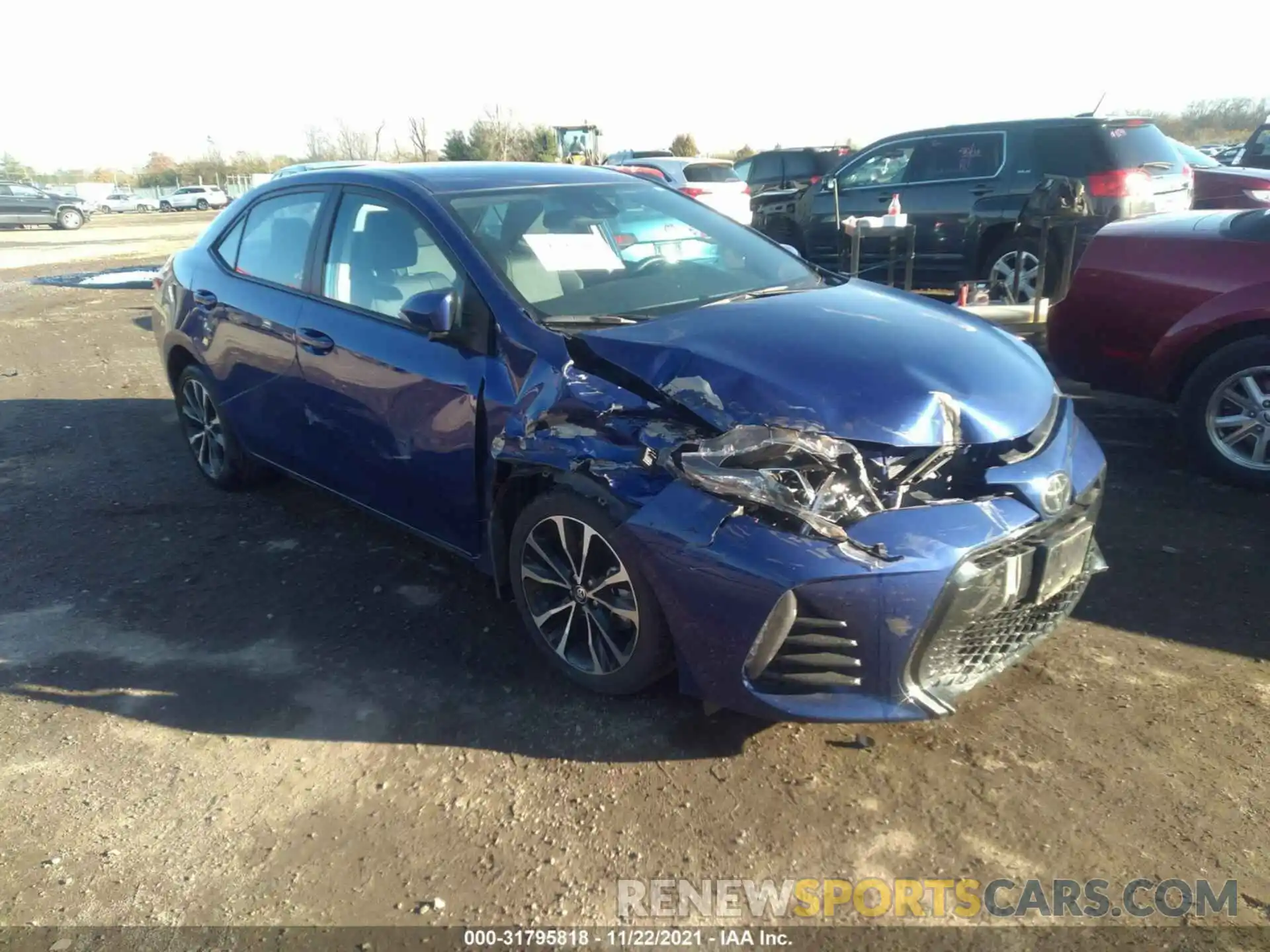 1 Photograph of a damaged car 2T1BURHE6KC226117 TOYOTA COROLLA 2019