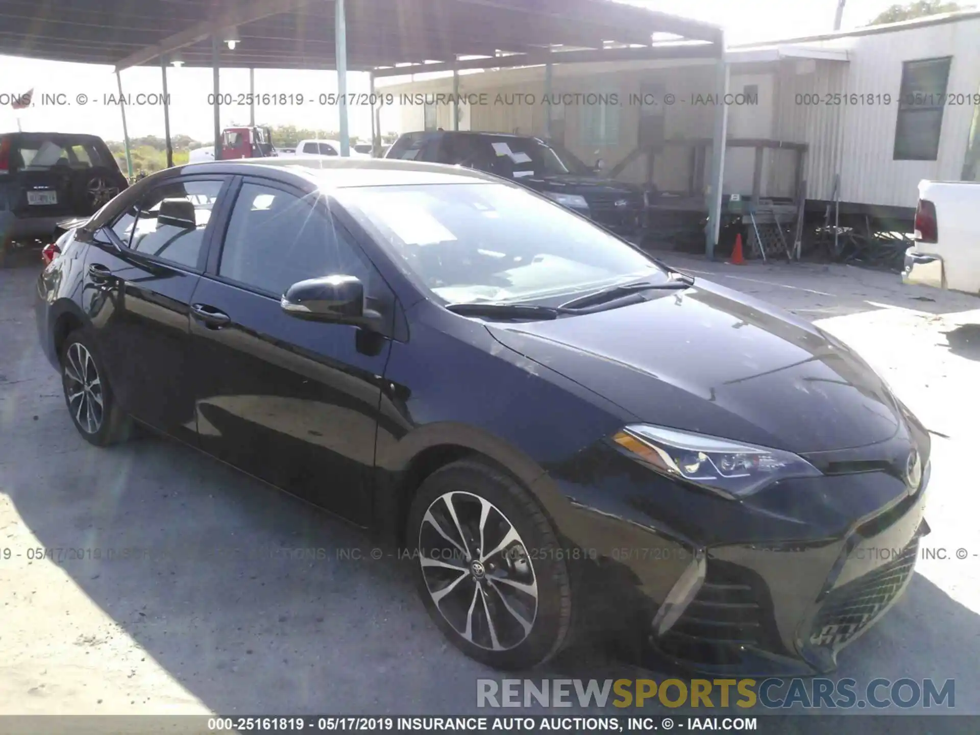 1 Photograph of a damaged car 2T1BURHE6KC226408 TOYOTA COROLLA 2019