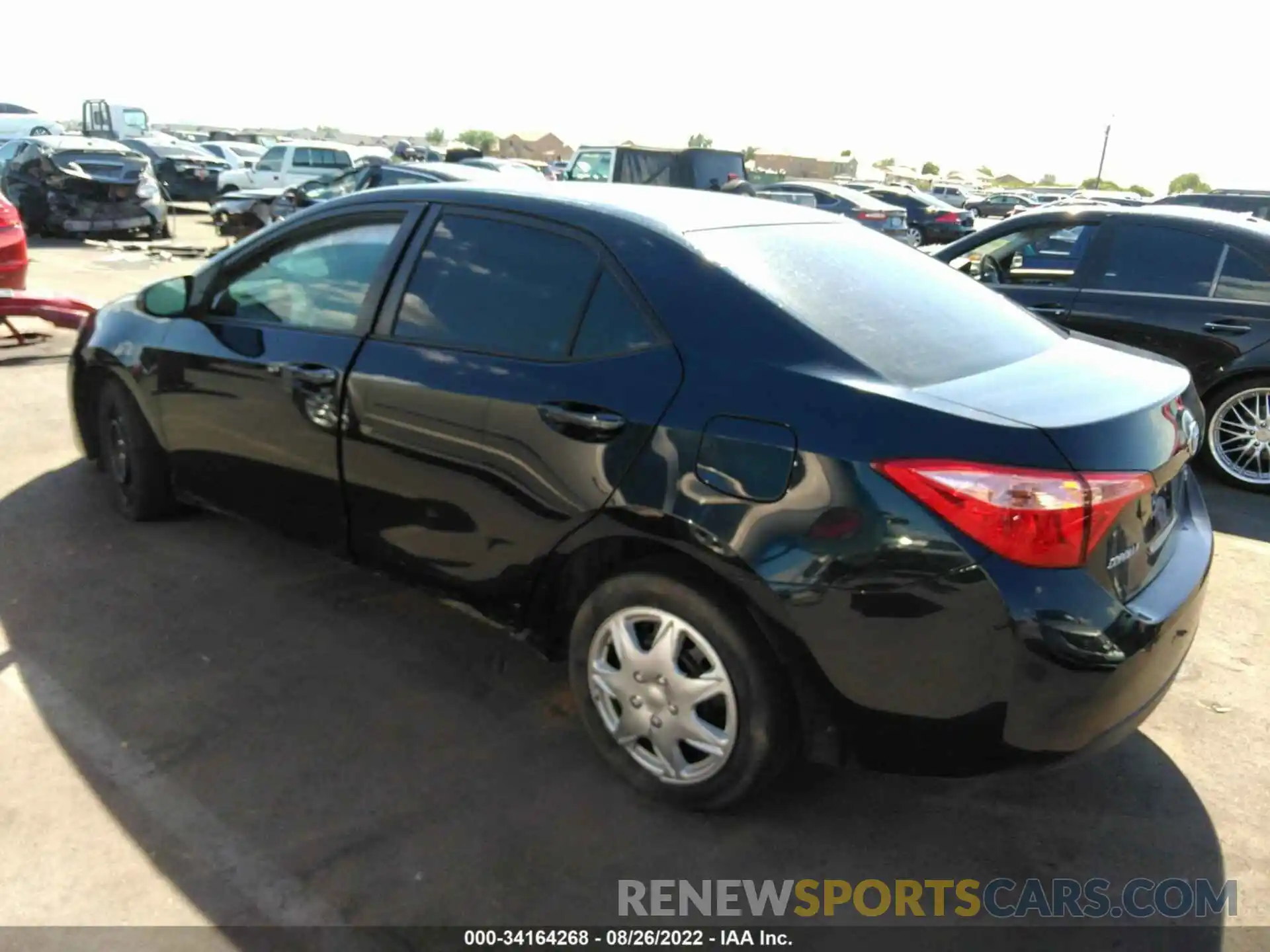 3 Photograph of a damaged car 2T1BURHE6KC226554 TOYOTA COROLLA 2019