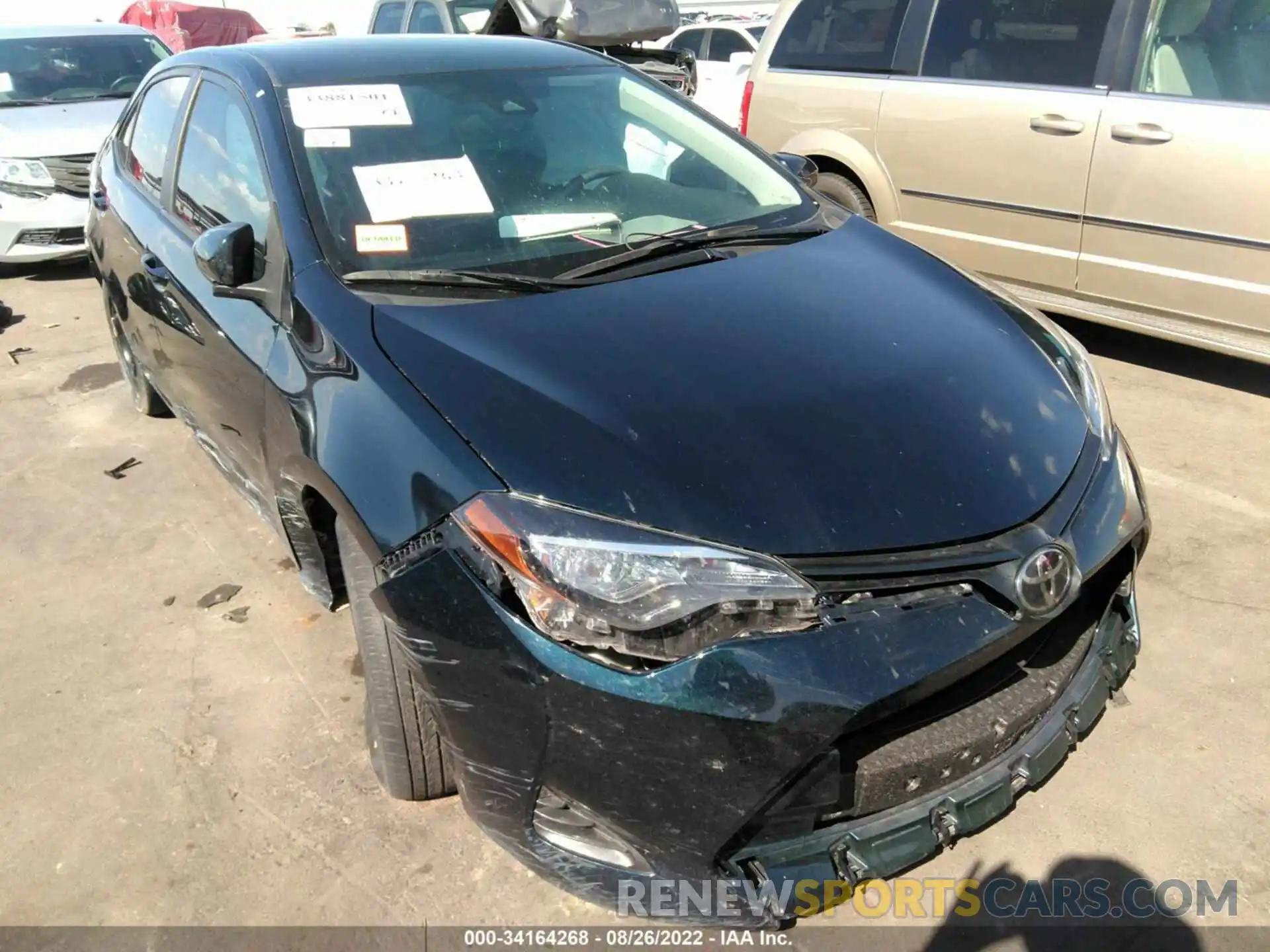 6 Photograph of a damaged car 2T1BURHE6KC226554 TOYOTA COROLLA 2019