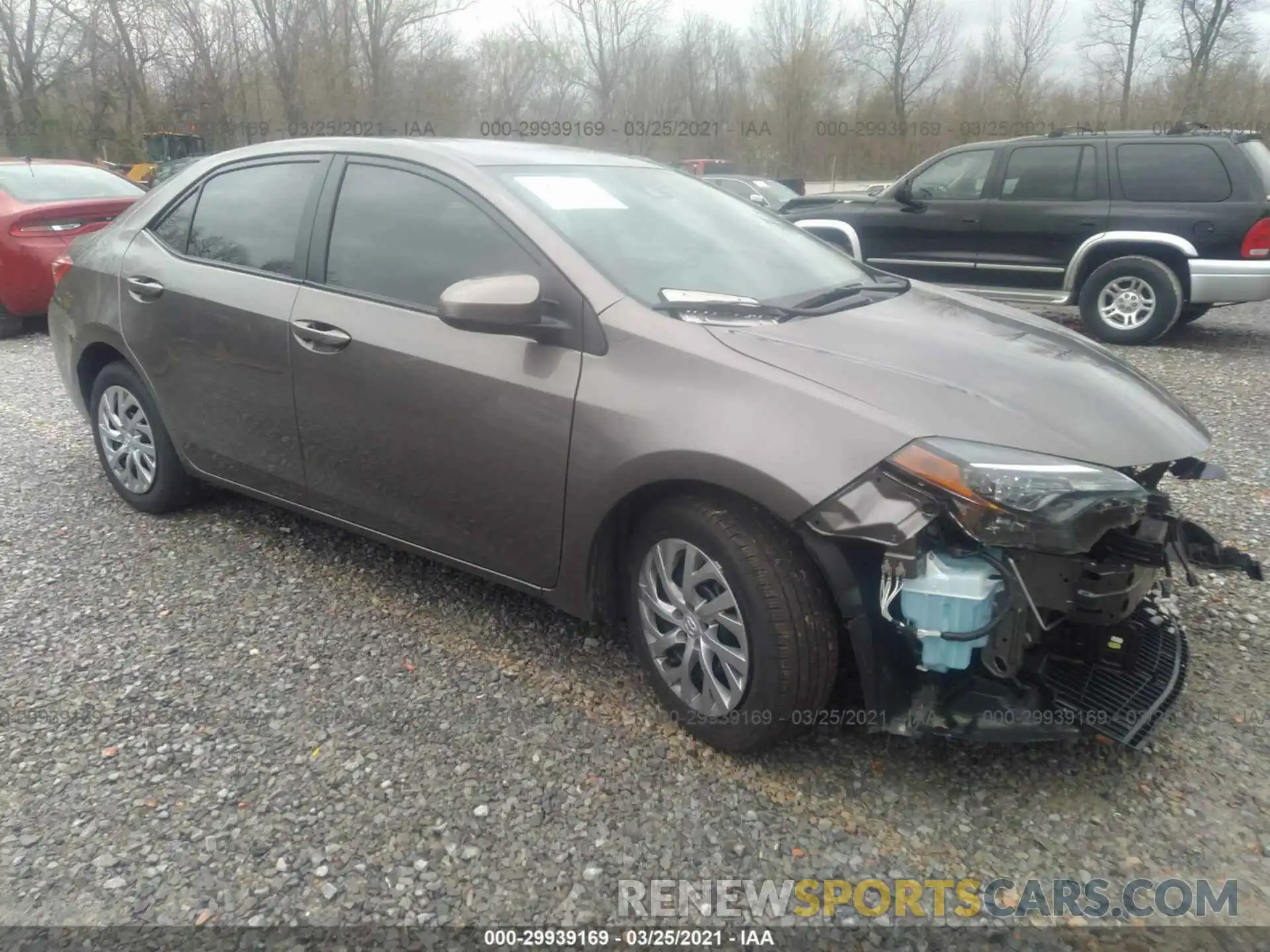 1 Photograph of a damaged car 2T1BURHE6KC226599 TOYOTA COROLLA 2019